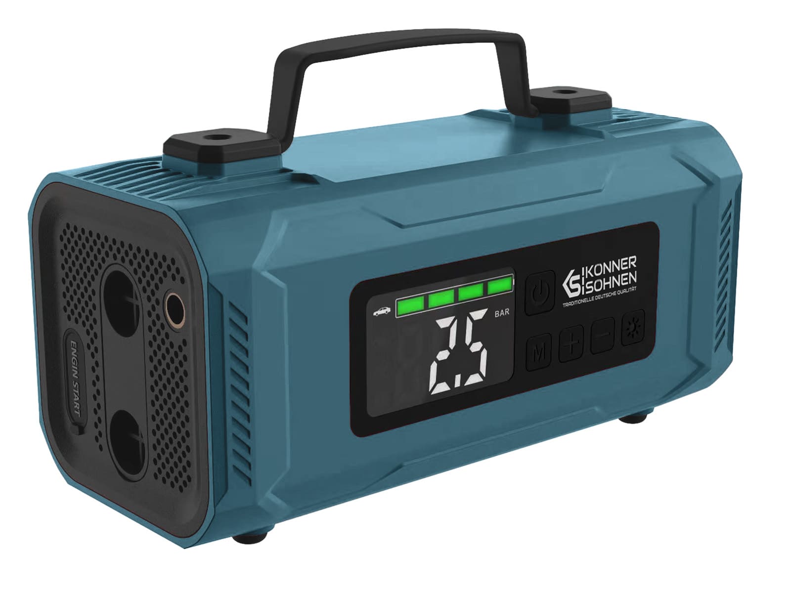 Akkumulátoros kompresszorral ellátott indító KS JSP-2000