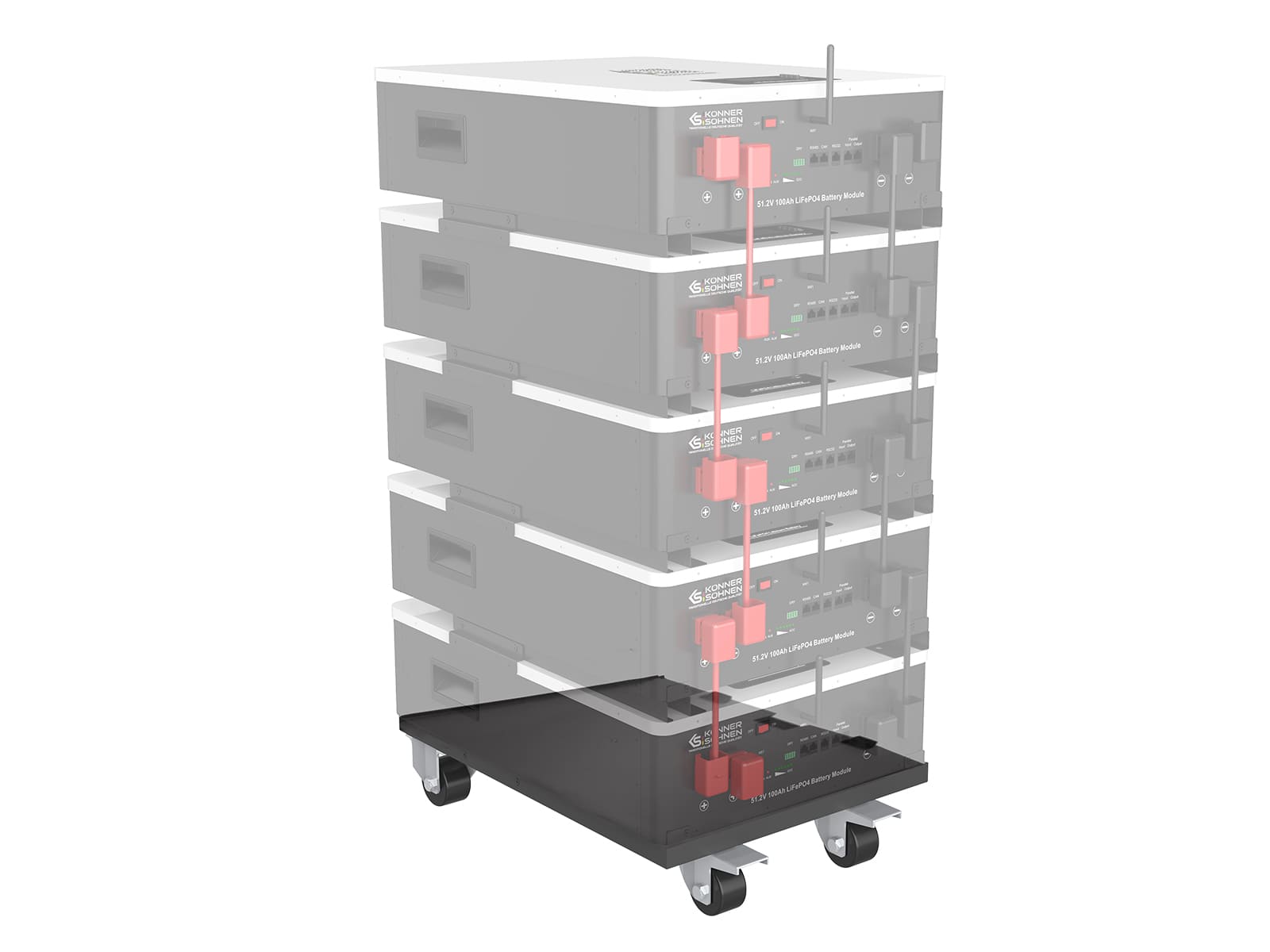 Carrello per batterie al litio KS Trolley 24