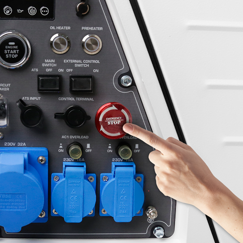 Vészleállító gomb