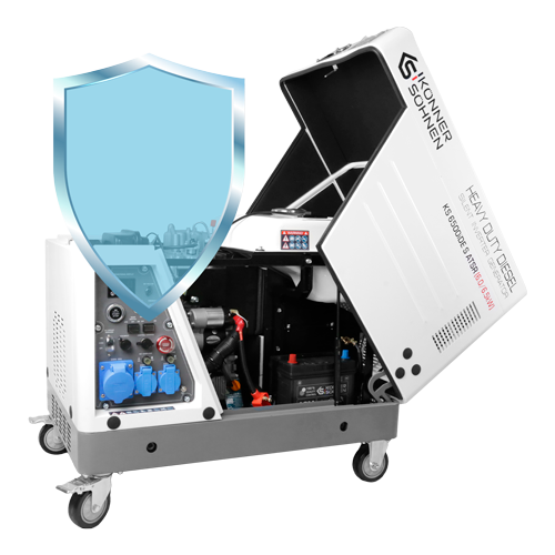 Vandálbiztos hangszigetelt burkolat