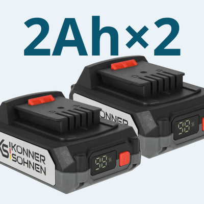 Capacità 2 Ah ×2