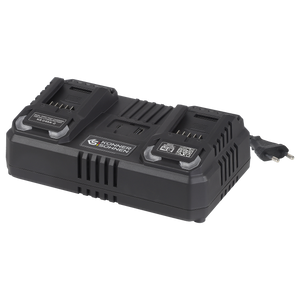 Caricabatterie doppio per batterie ricaricabili 20V KS C45A-2