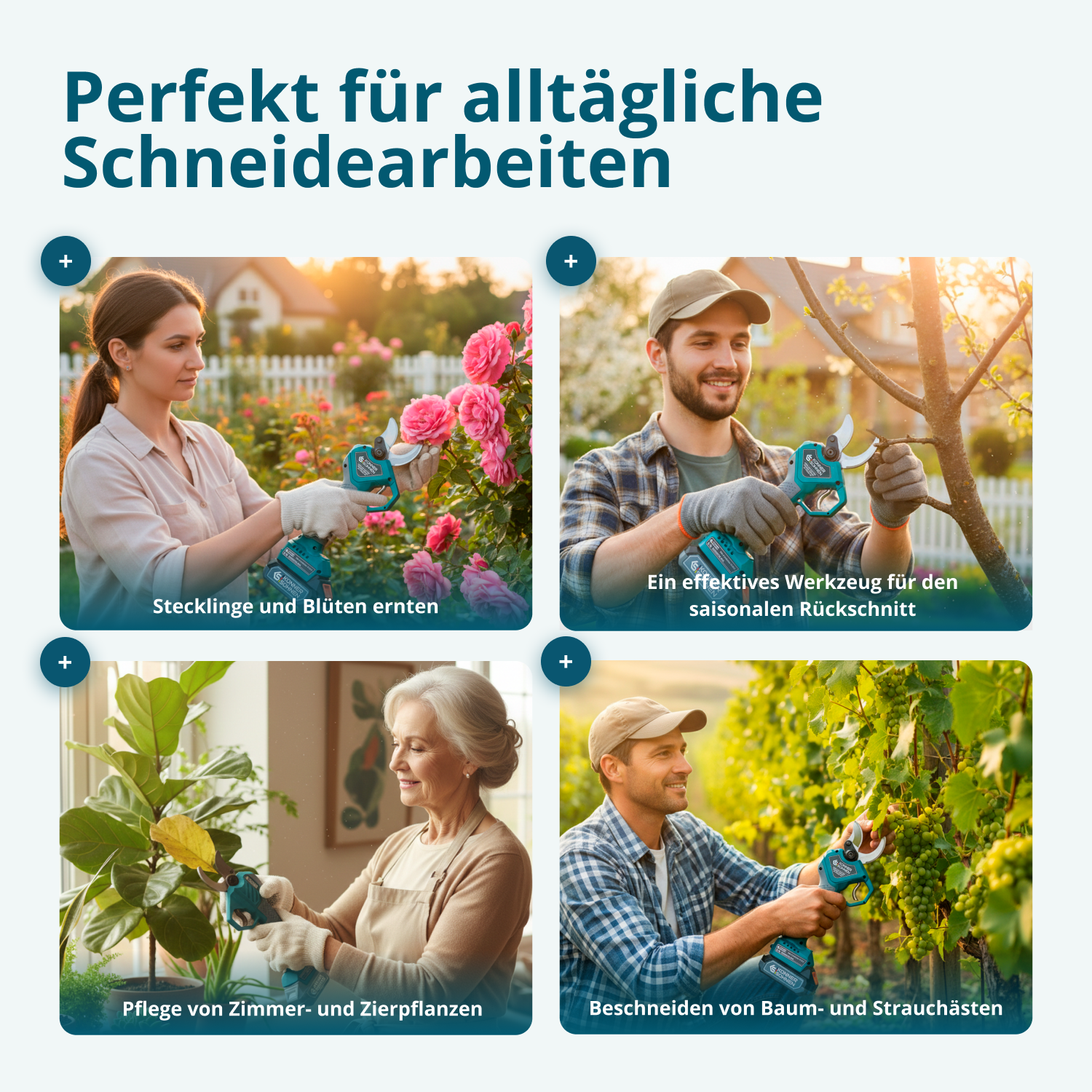 Akku-Gartenschere KS CPS20V-40 Case