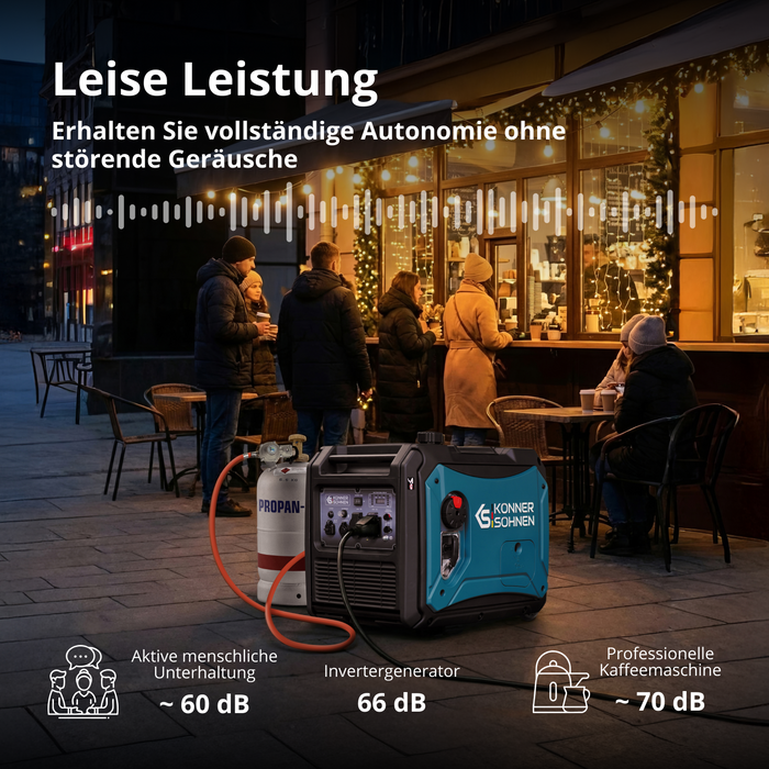 LPG/Benzin-Inverter-Generator KS 4000iEG S
