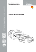 Batería de litio 20V 2Ah 4Ah