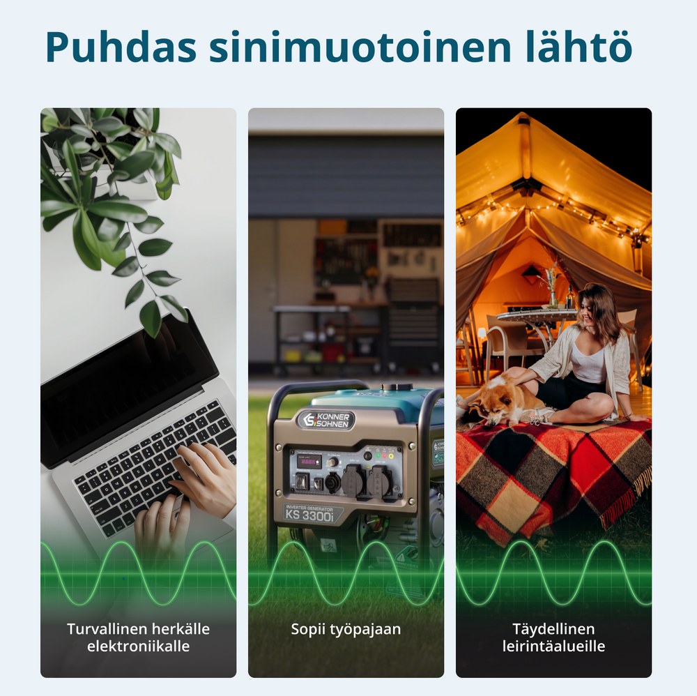 Invertterigeneraattori KS 3300i