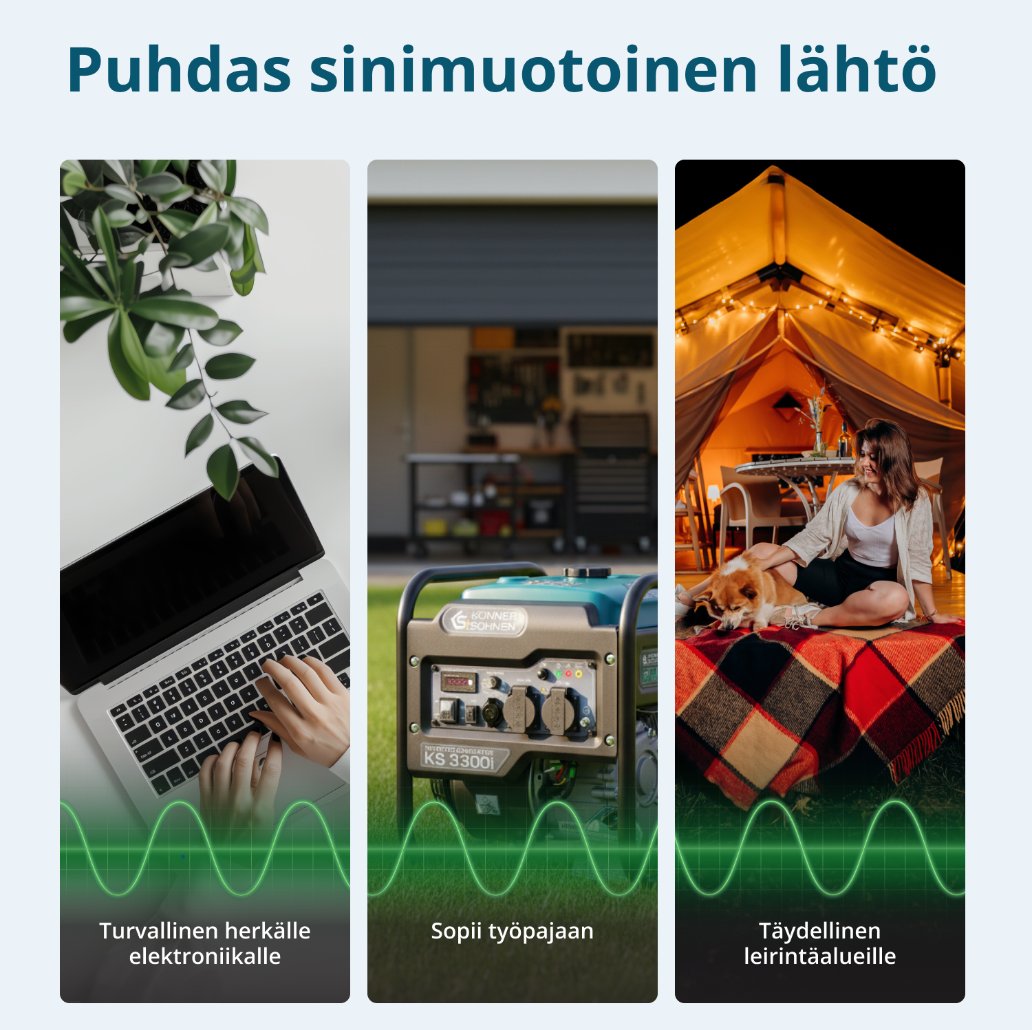 Invertterigeneraattori KS 3300i