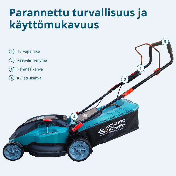 Sähköinen Ruohonleikkuri KS 38LM16-BL