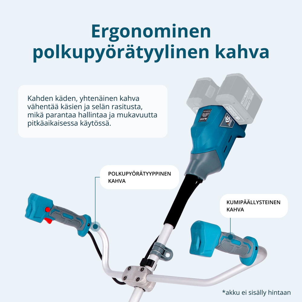 Akkukäyttöinen puutarhatrimmeri KS BCT1-40V