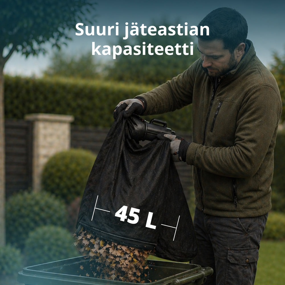 Akkukäyttöinen puutarhaimuri-puhallin KS LBV-40V