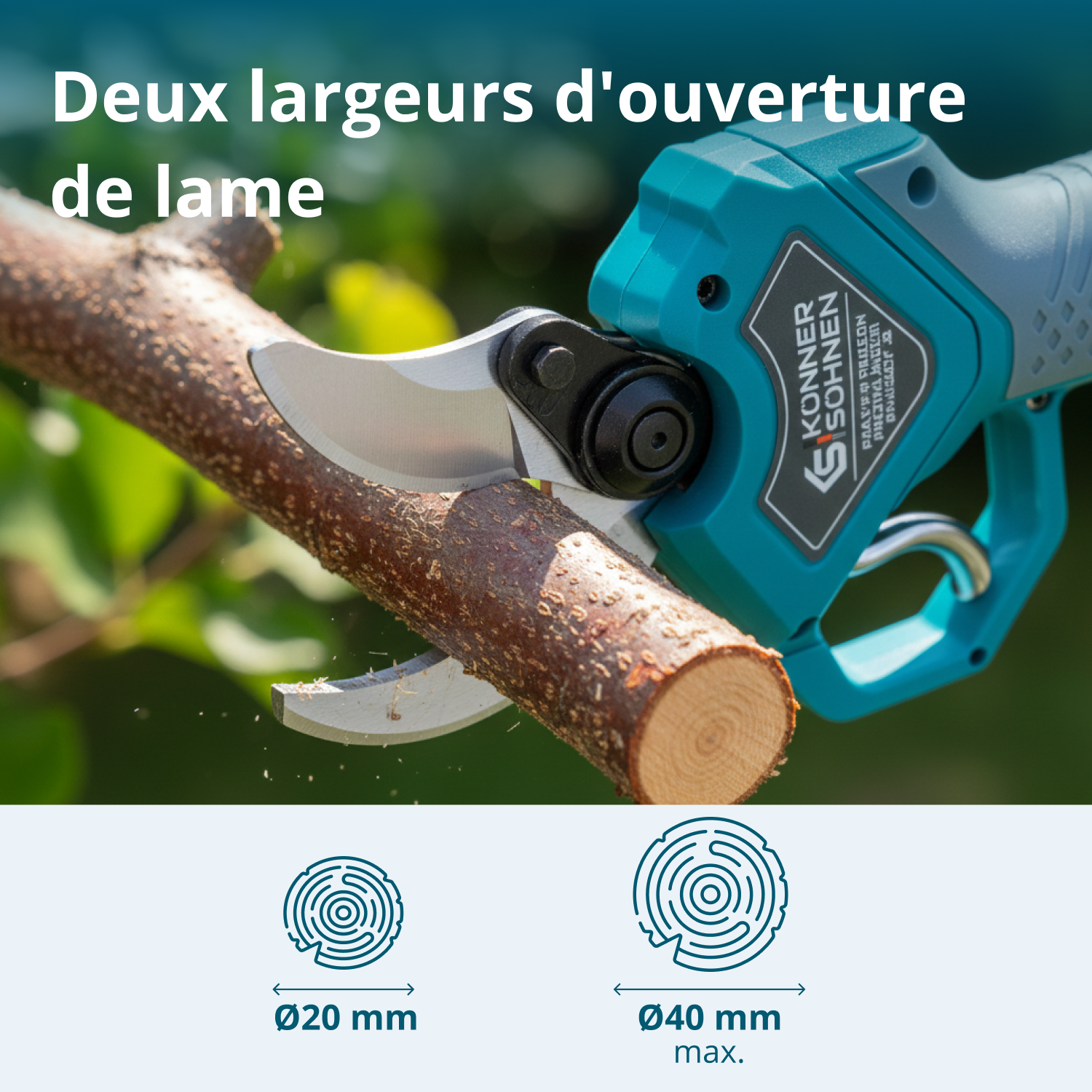 Sécateur à batterie KS CPS20V-40 Case