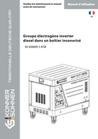 Groupe électrogène inverter diesel dans un boîtier insonorisé KS 6500iDE S ATSR