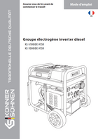 Groupe électrogène inverter diesel KS 6100iDЕ ATSR, KS 9500iDЕ ATSR