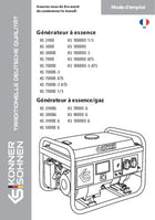 Générateurs à essence Könner & Söhnen