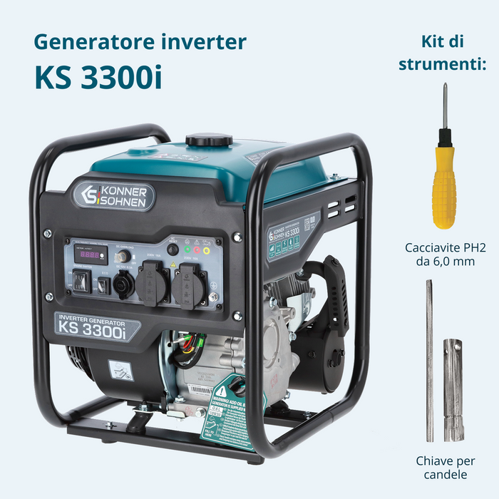 Invertorový generátor KS 3300i