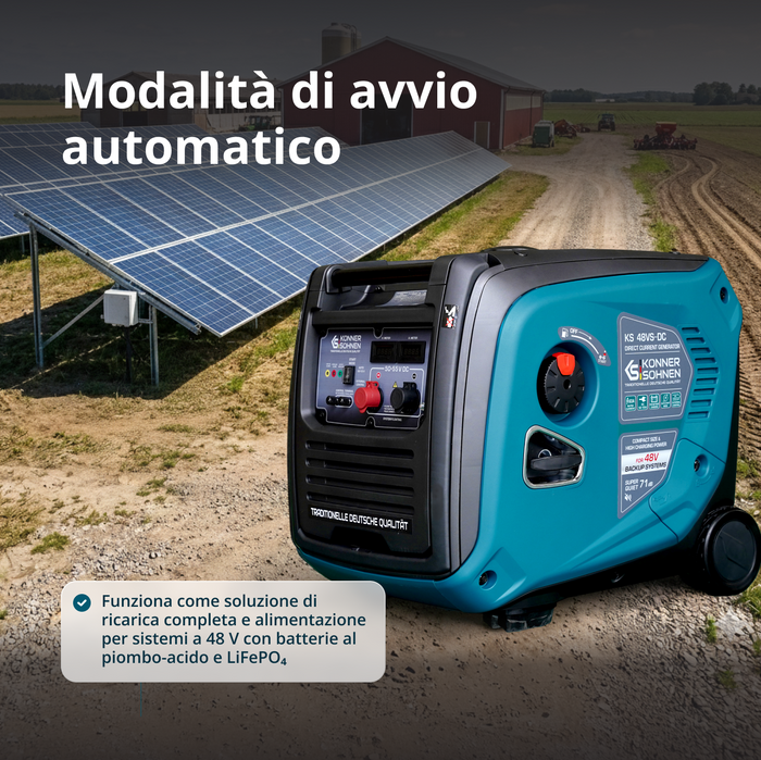 Γεννήτρια Άμεσου Ρεύματος KS 48VS-DC, έκδοση 50–55V