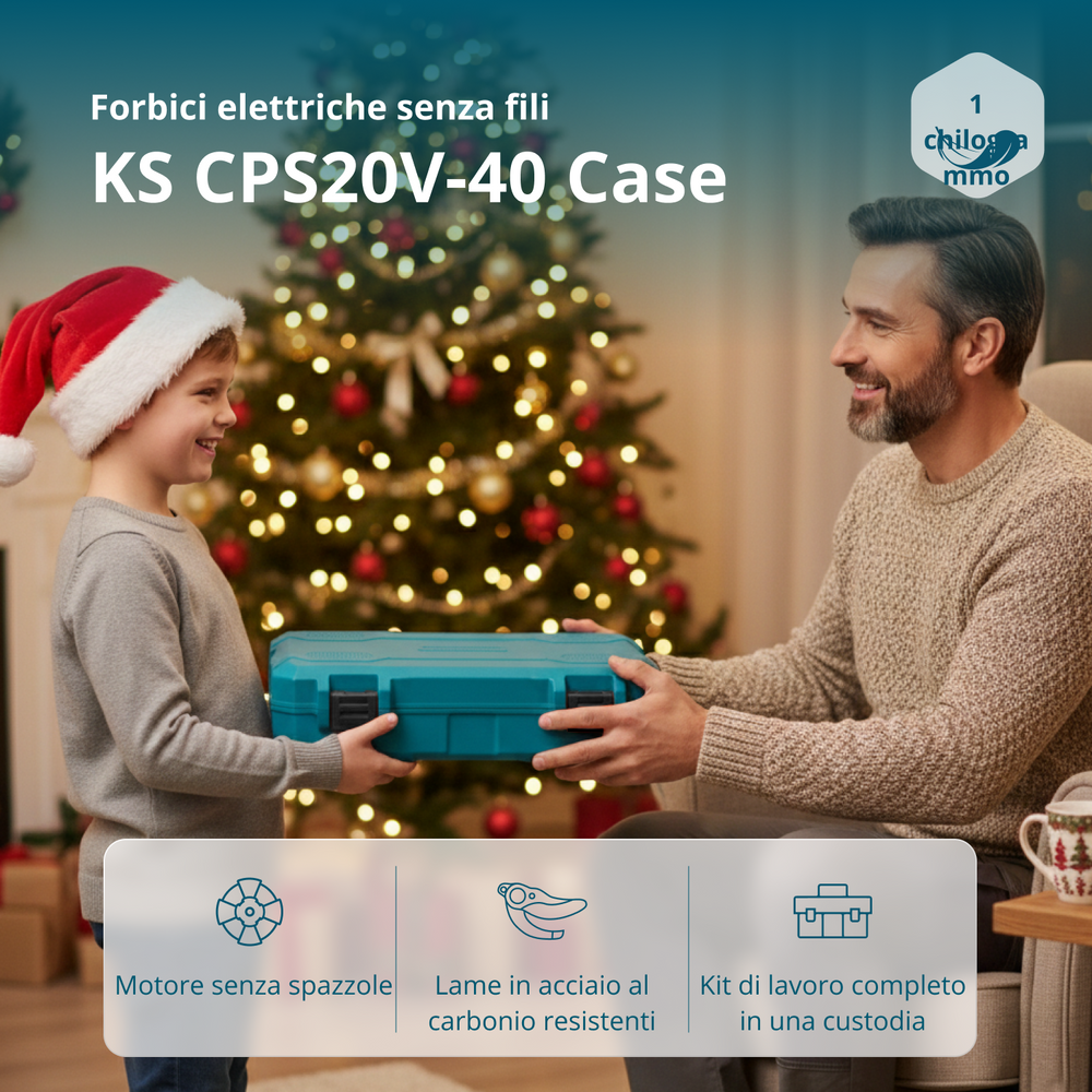 Vezeték nélküli elektromos metszőolló KS CPS20V-40 tok
