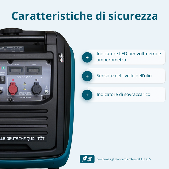 Generatore a Corrente Continua KS 48VGS-DC, versione 50–55V