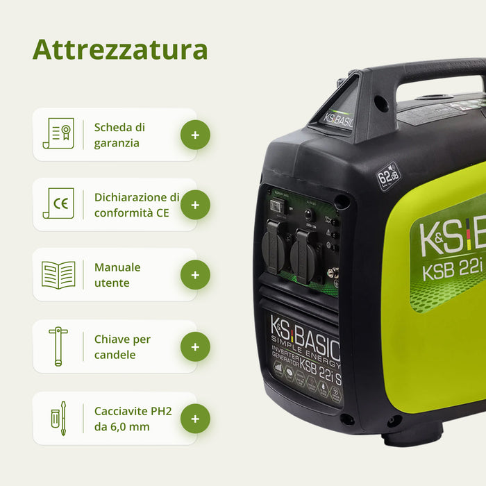 Invertorový generátor KSB 22i S
