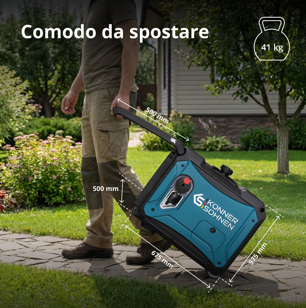 Gerador inversor a GPL/gasolina KS 4000iEG S