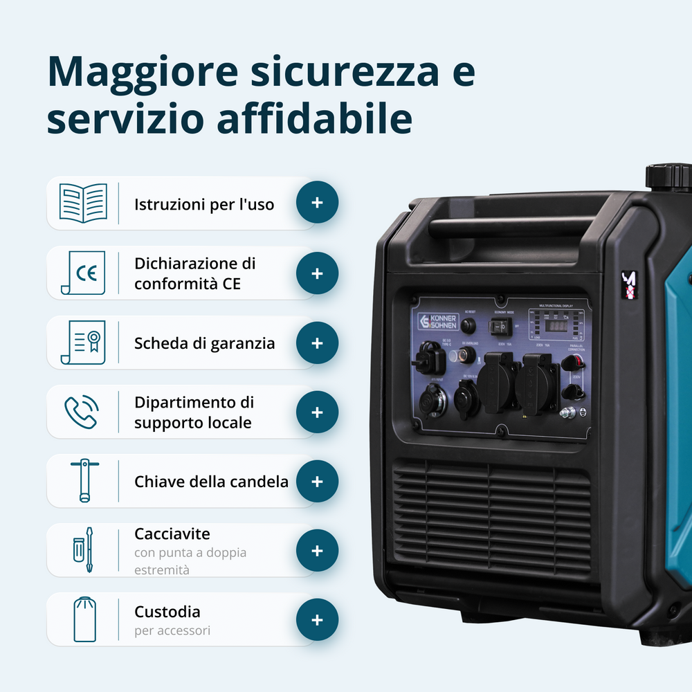 Invertergenerator KS 4000iE S
