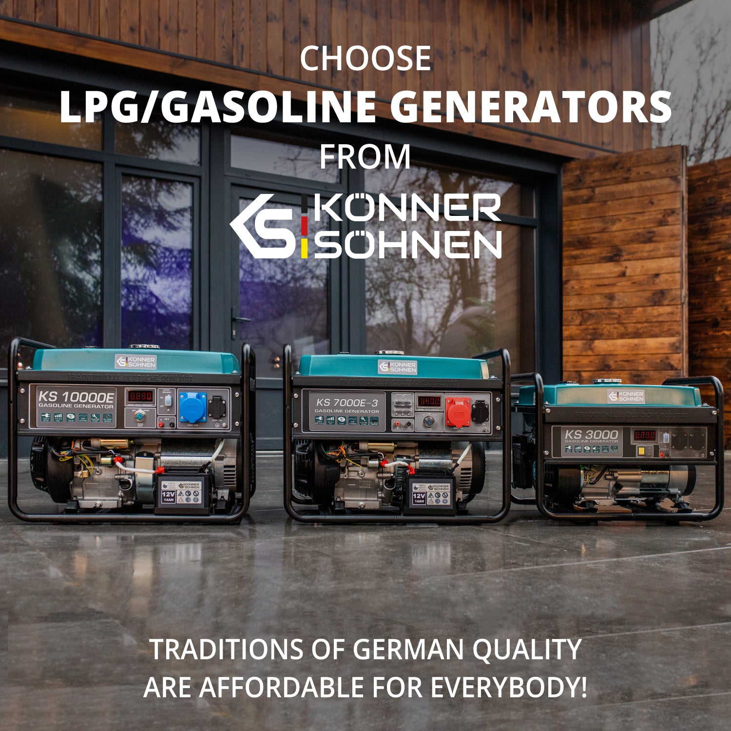 Γεννήτρια LPG/Βενζίνης «Könner & Söhnen» KS 3000G