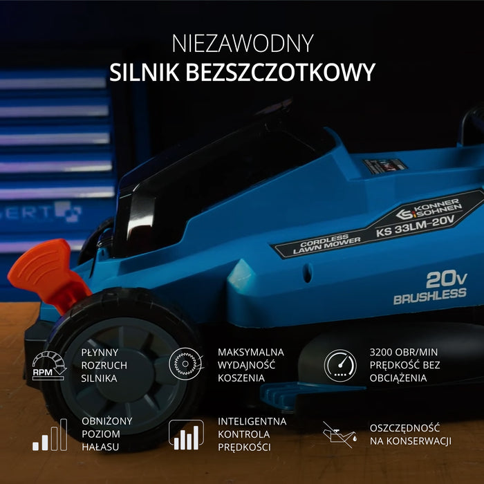 Bezprzewodowa kosiarka KS 33LM-20V