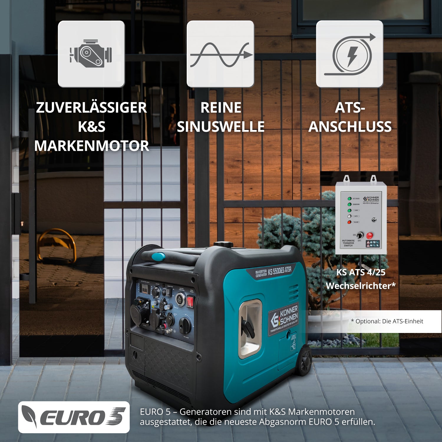 Inverter-Generator KS 5500iES ATSR (B-Ware Hervorragend)