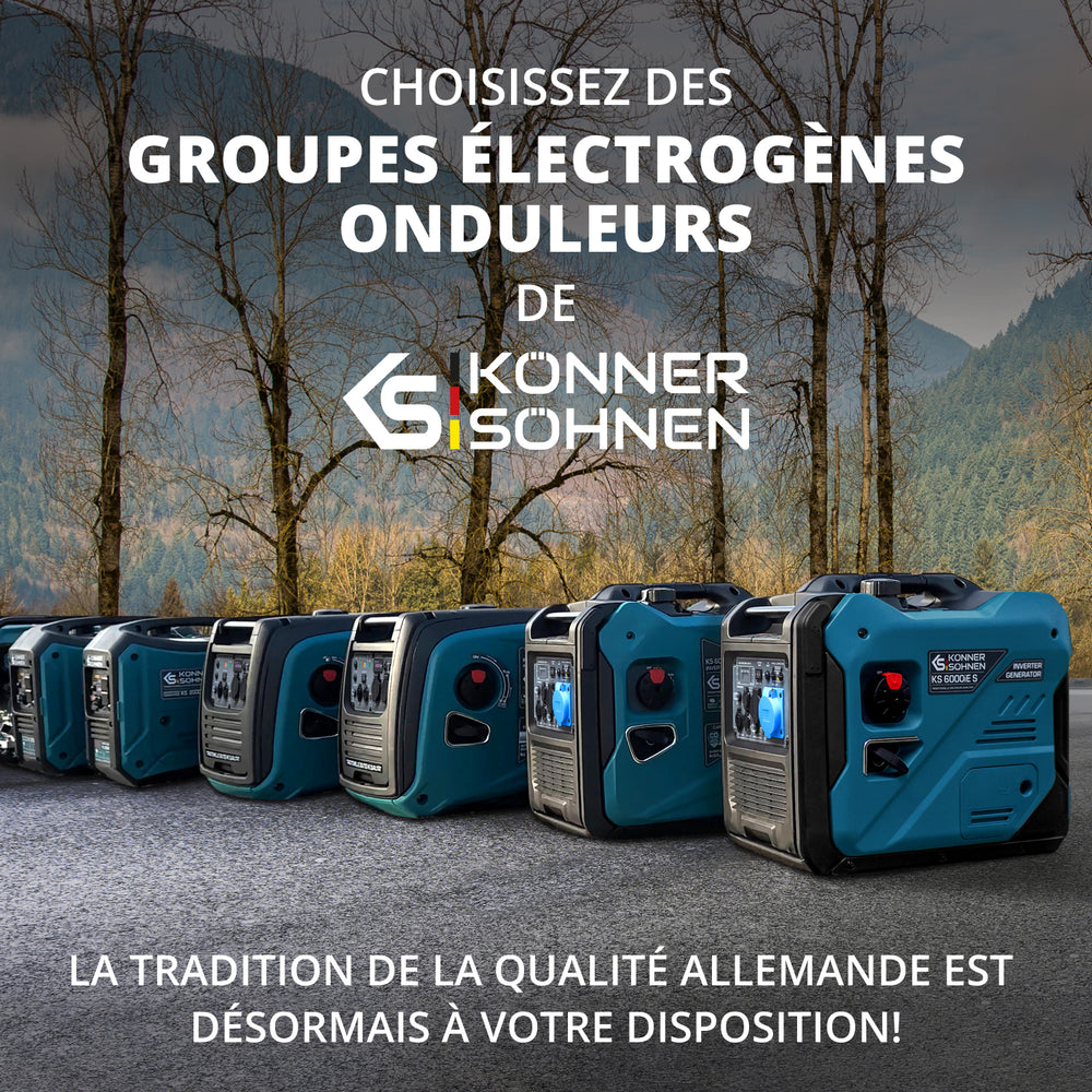 Groupe électrogène-onduleur dans la boîte anti-bruit KS 5500iE S ATSR