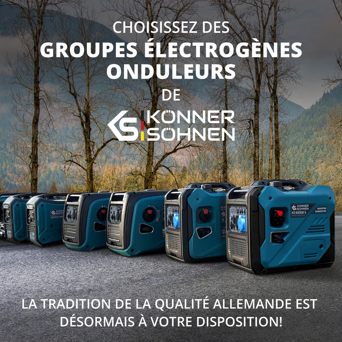 Groupe électrogène-onduleur dans la boîte anti-bruit KS 5500iE S ATSR
