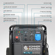 LPG/bensin invertergenerator KS 8100iEG thumbnail