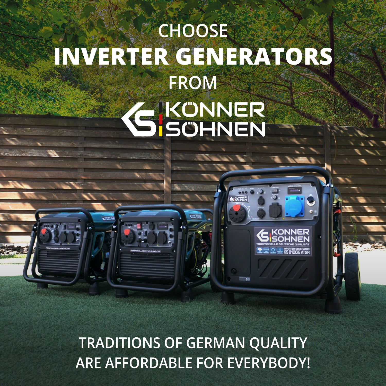 LPG/bensin invertergenerator KS 8100iEG