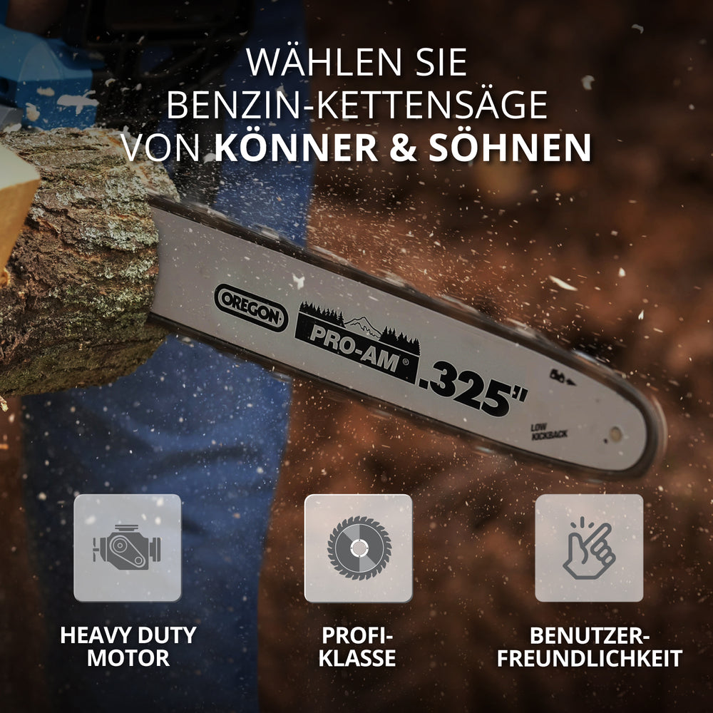 Benzin-Kettensäge KS CS31G-16-1