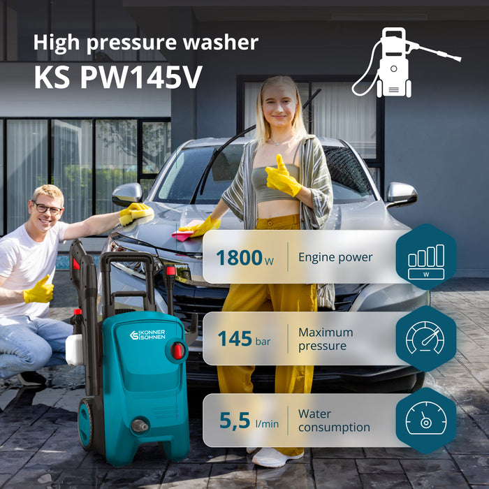 Vysokotlaká myčka KS PW145V