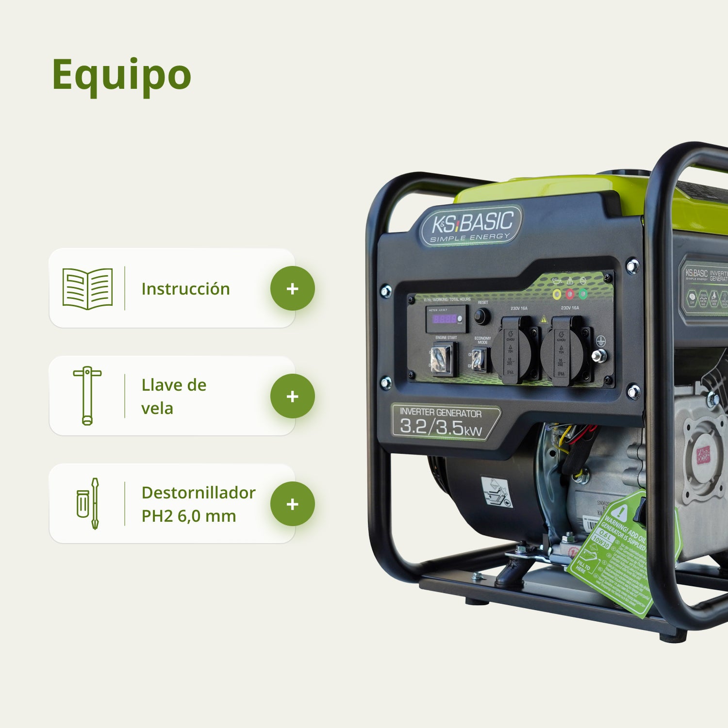 Generador Inverter KSB 35i