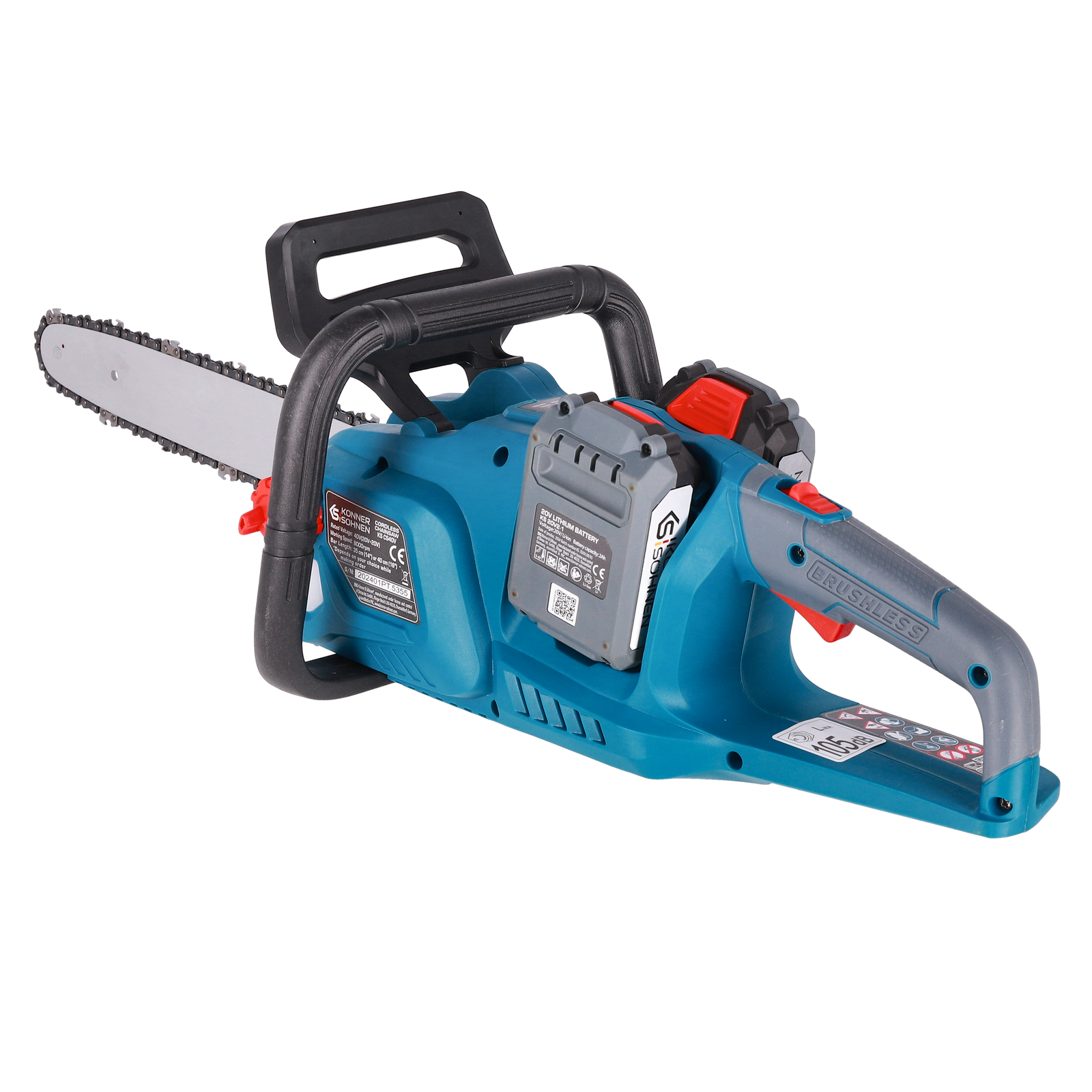Акумуляторна бензопила KS CS40V-16