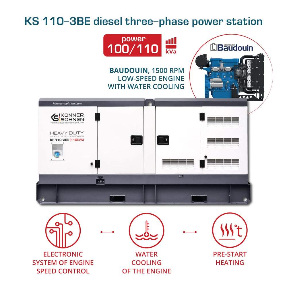 Diesel Trefaset Kraftværk KS 110-3BE