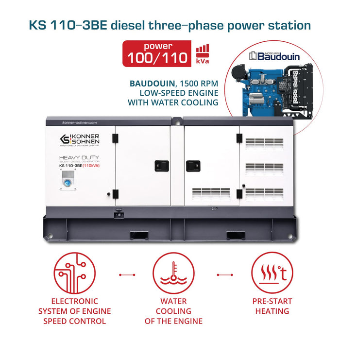 Diesel Trefaset Kraftværk KS 110-3BE