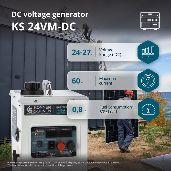 KS 24VM-DC Állandó Feszültségű Generátor