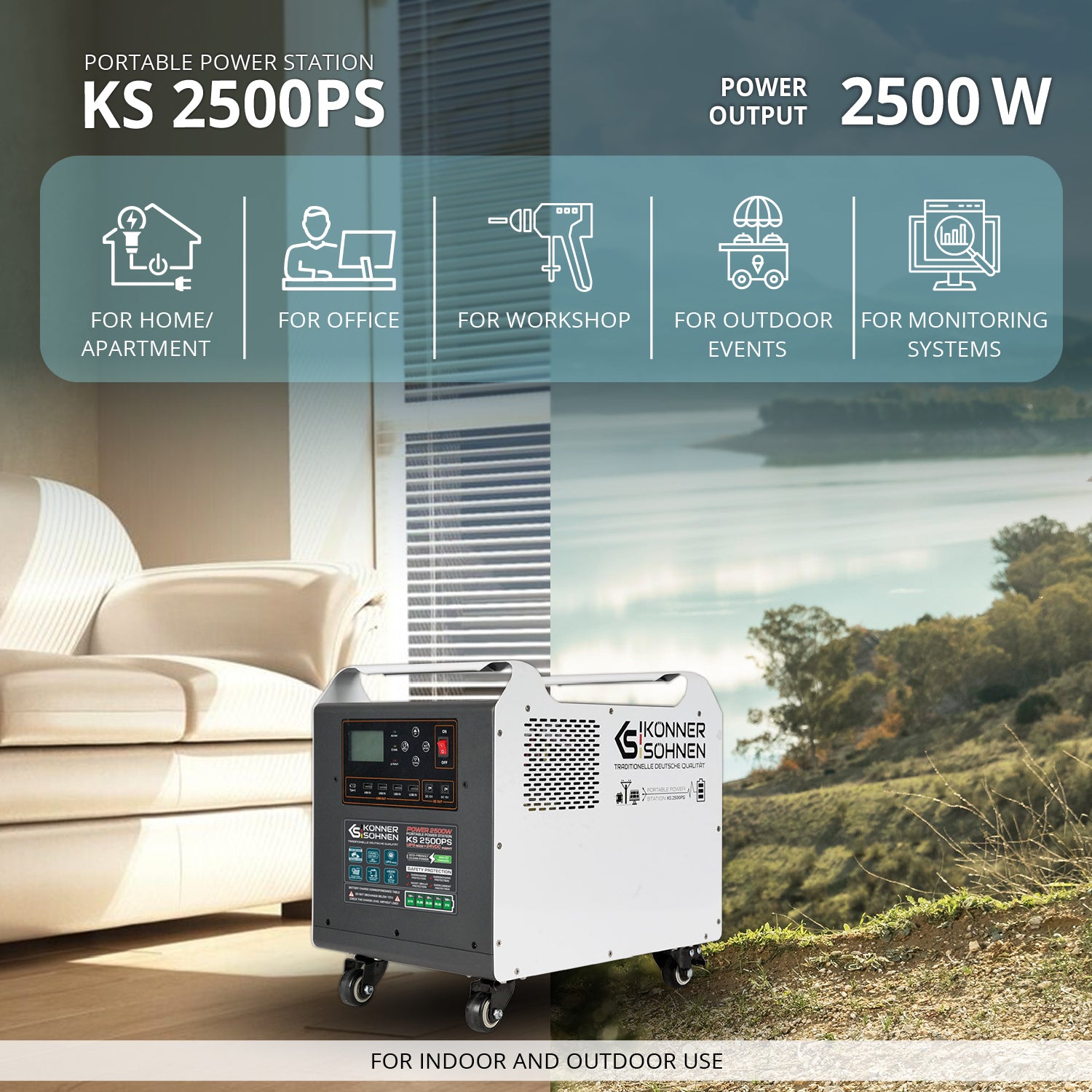 Мощна електроцентрала KS 2500PS