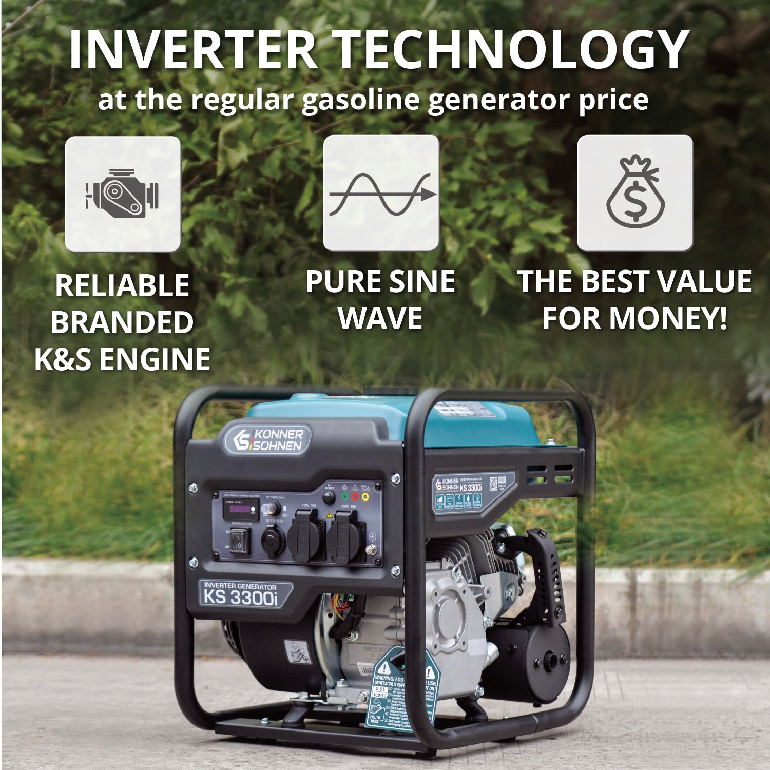 Invertorski generator KS 3300i
