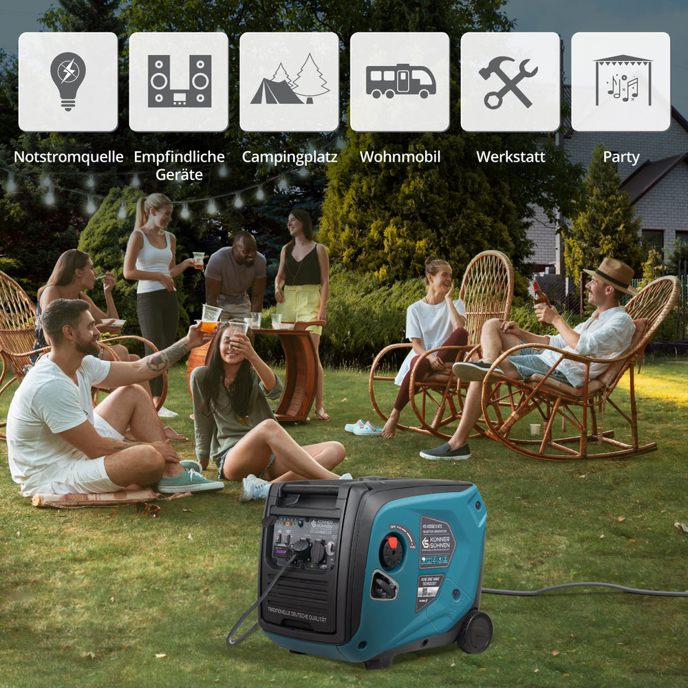 Inverter-Generator KS 4000iE S ATS (B-Ware Hervorragend)