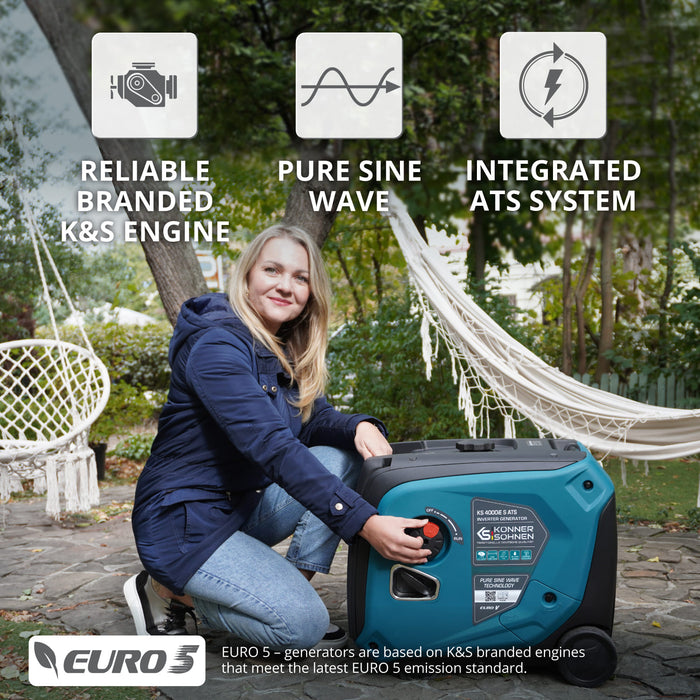 Invertergenerator KS 4000iE S ATS