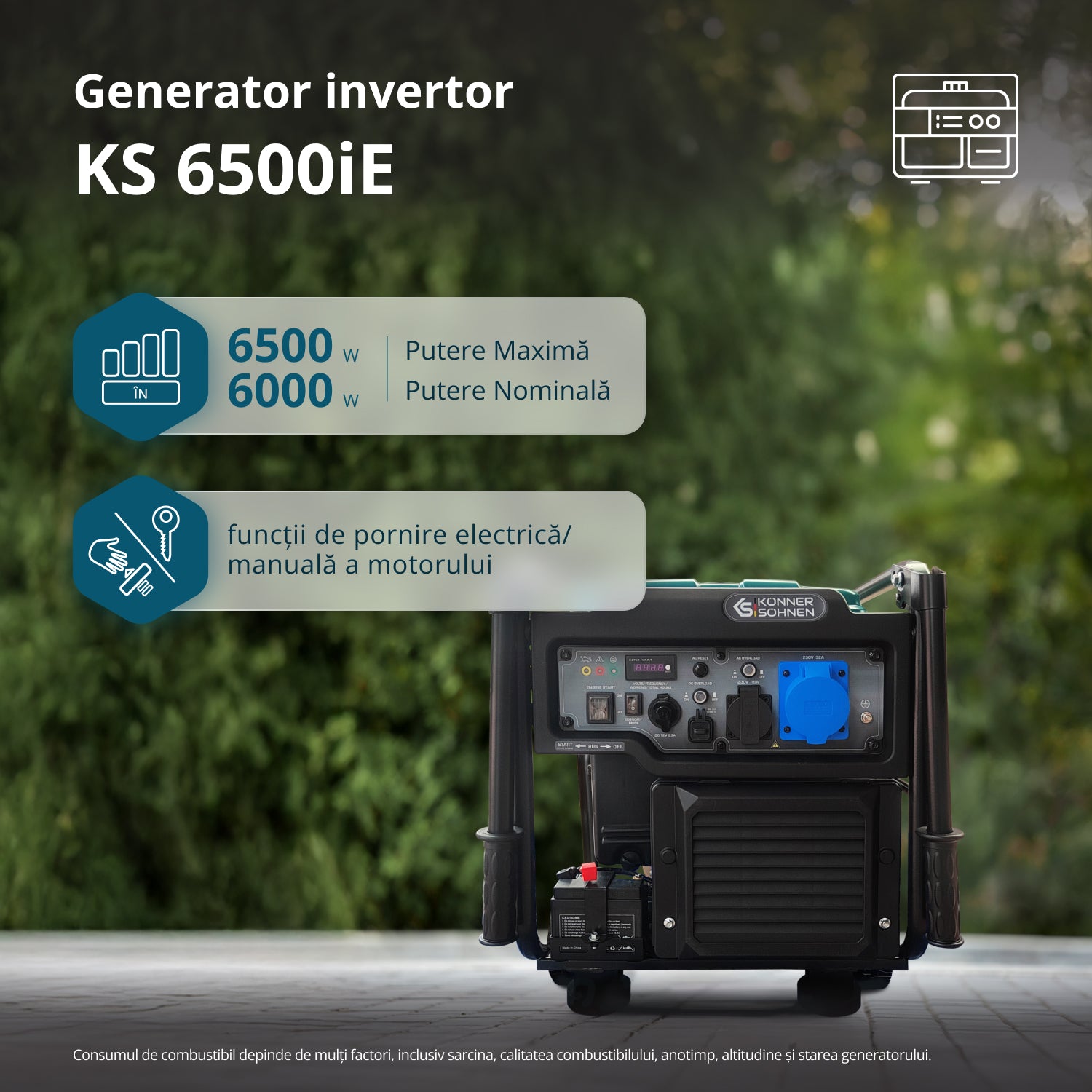 Generator inverter KS 6500iE