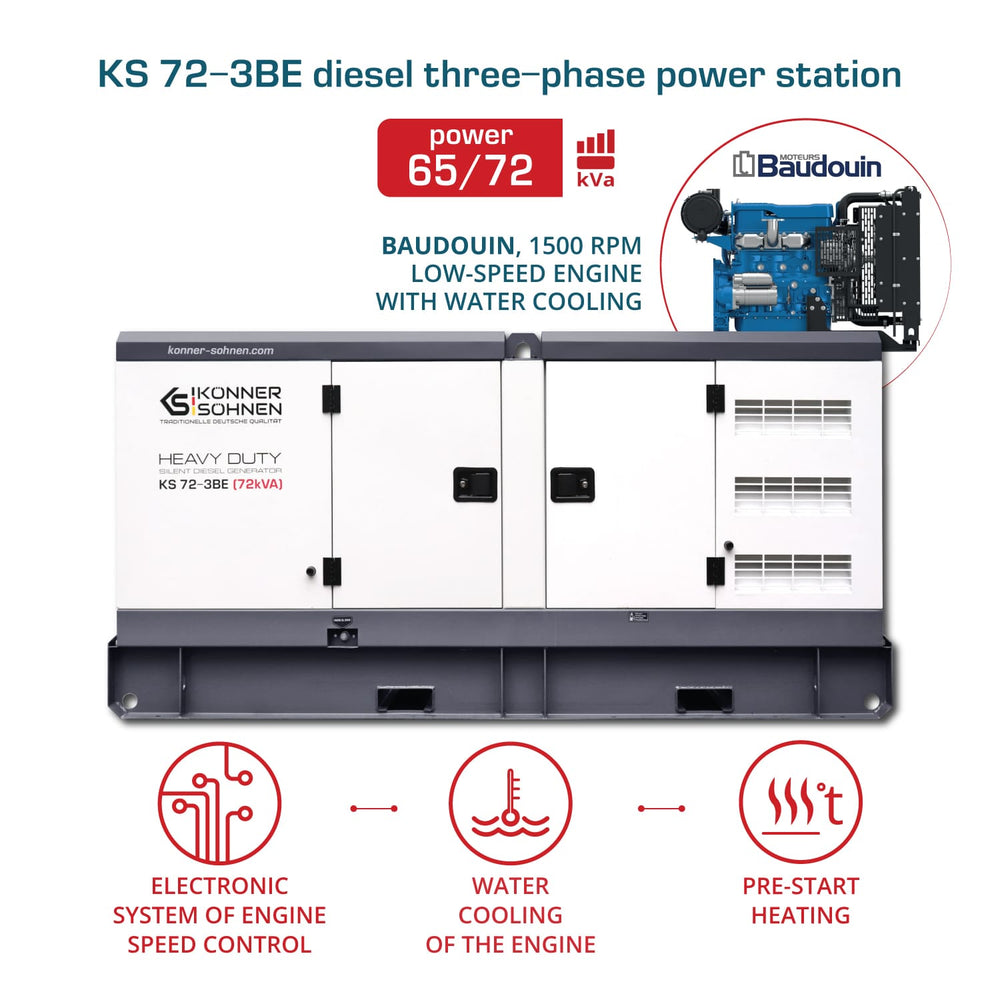 Stazione di Alimentazione Trifase Diesel KS 72-3BE