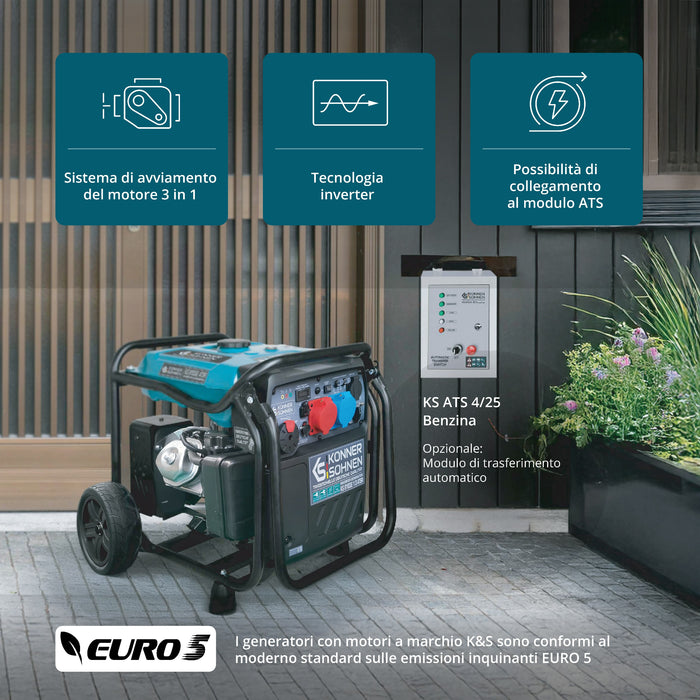 Инверторен генератор KS 8100iE 1/3 ATSR