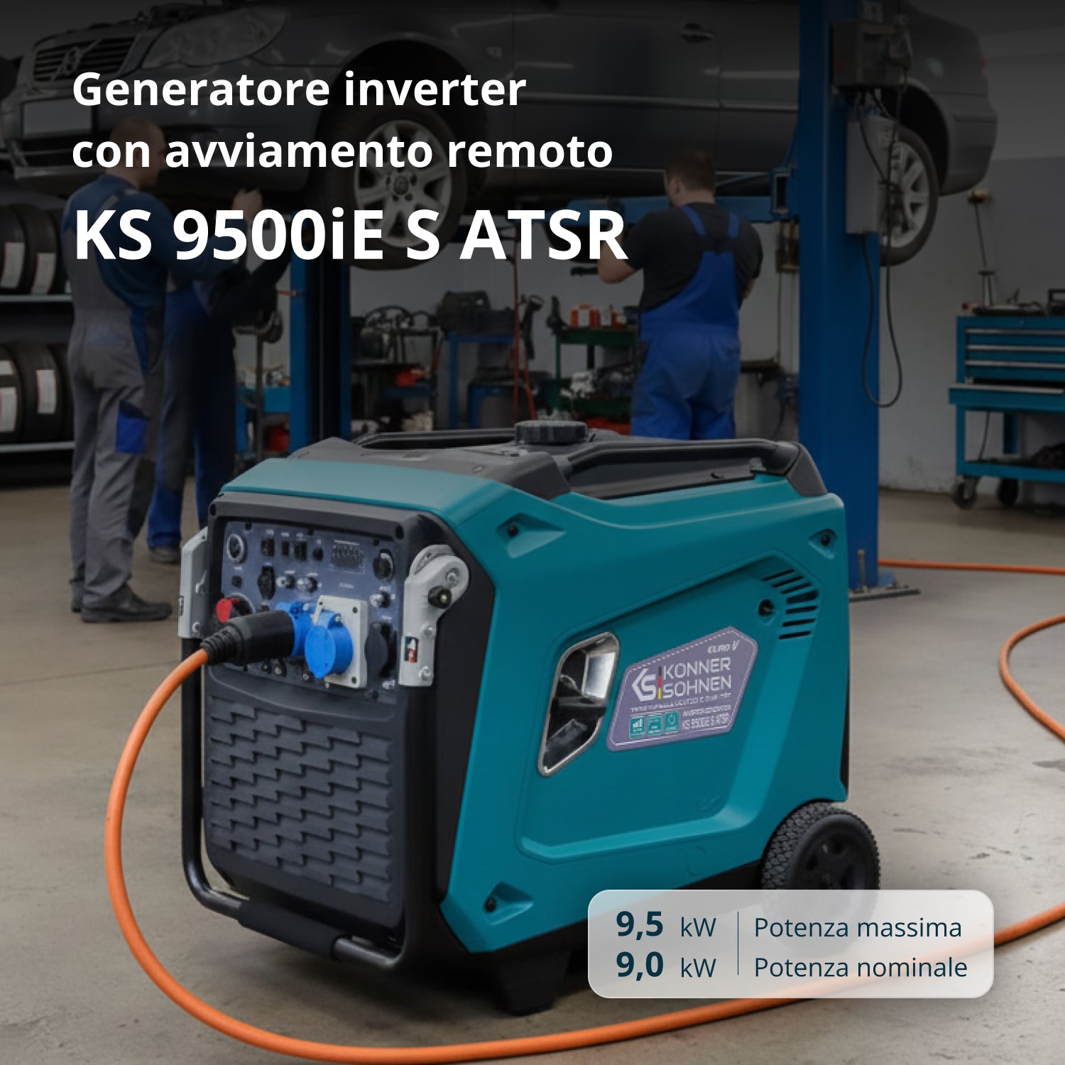 Invertergenerator KS 9500iE S ATSR