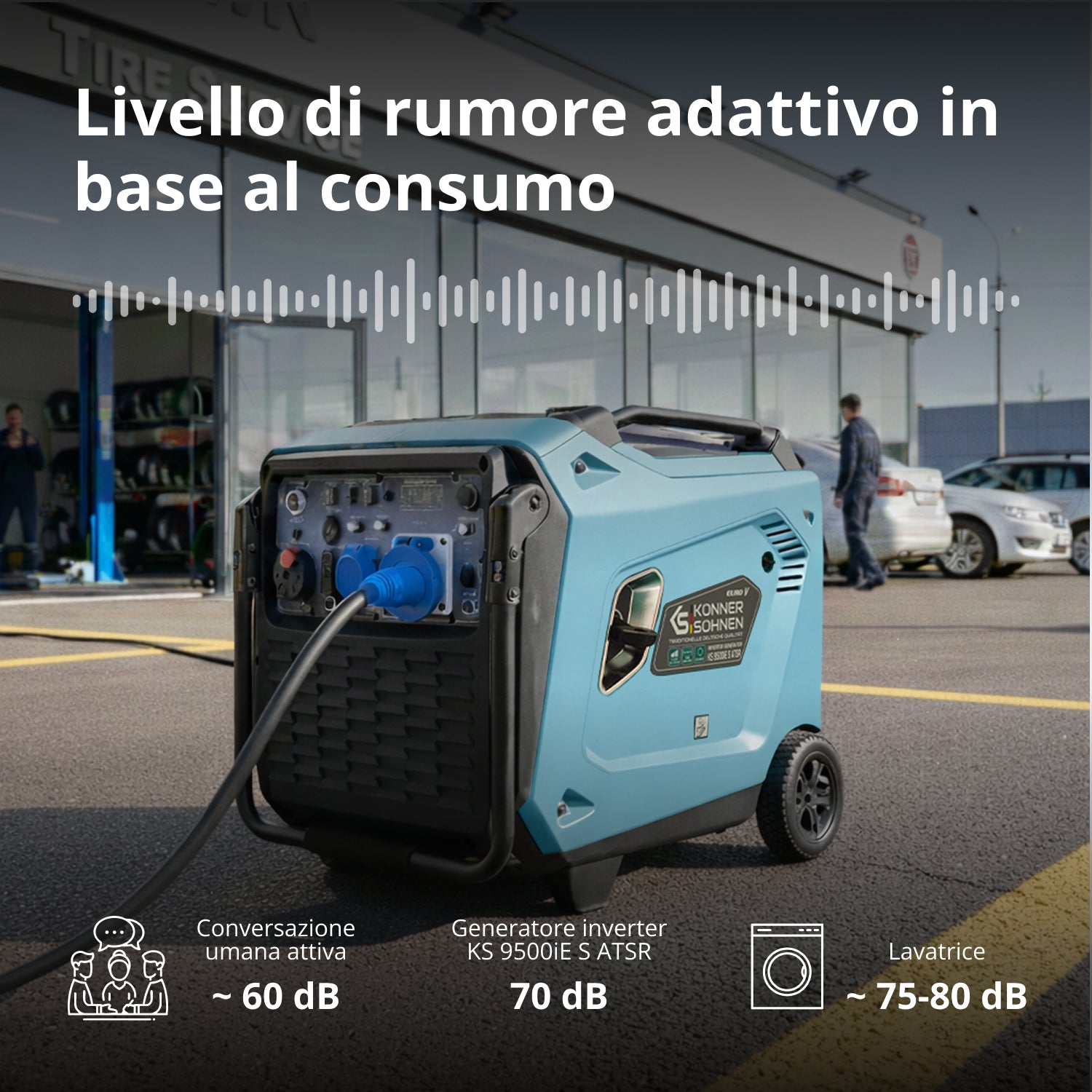 Invertergenerator KS 9500iE S ATSR