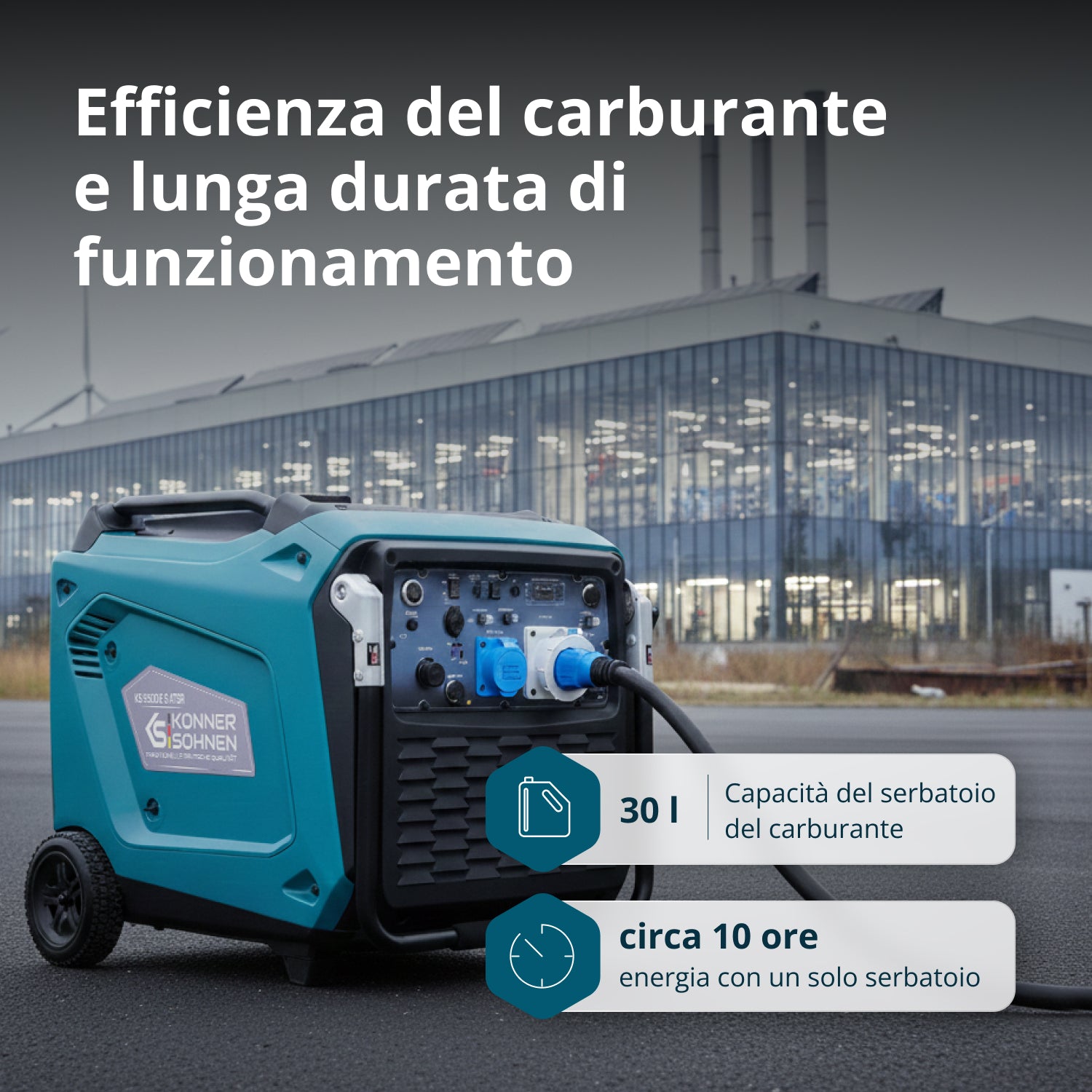 Invertergenerator KS 9500iE S ATSR