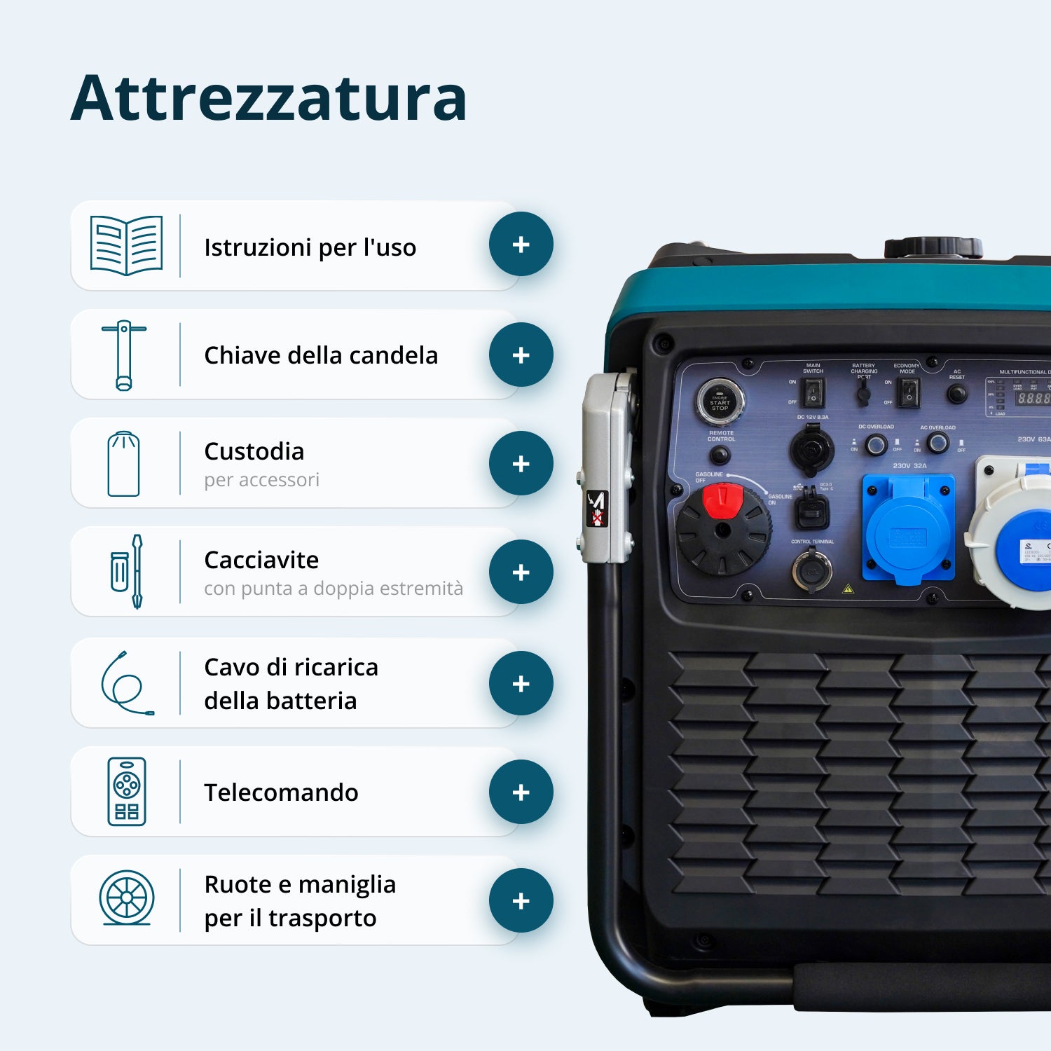 Invertergenerator KS 9500iE S ATSR